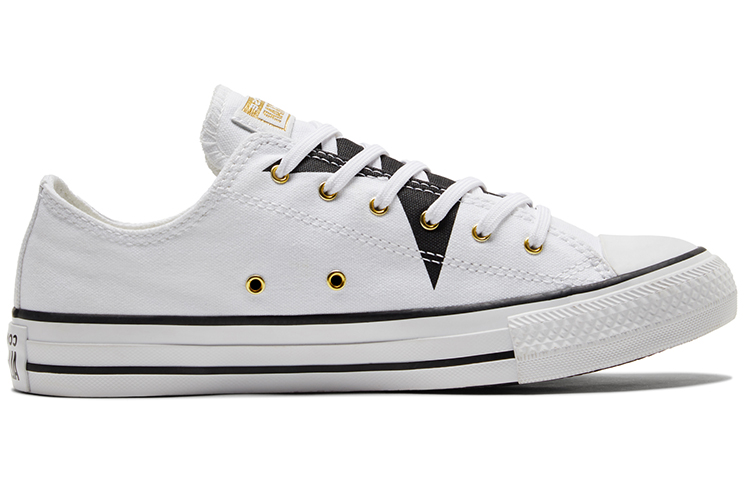Converse Chuck Taylor All Star Low Top Canvas Shoes White/Black купить в интернет-магазине Yoocart с быстрой доставкой по России.