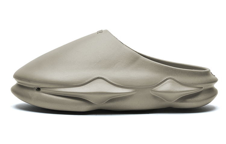 EQLZ EQUALIZER 1050 Quiet Abrasion-Resistant Slide Slippers Unisex Phantom Gray