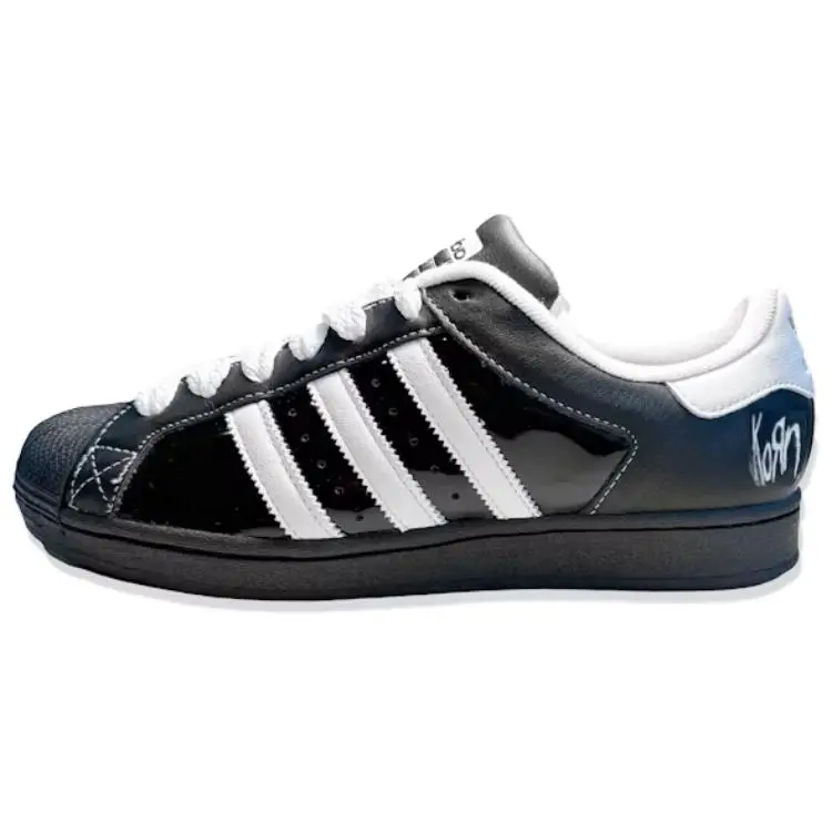 Adidas Originals SUPERSTAR Abrasion Resistant Low top Skateboard Shoes Men's Black