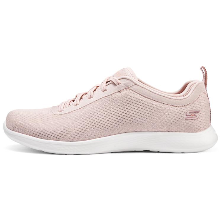 Skechers Anti-Slip Wear-Resistant Lightweight Breathable Cushioning Rebound Low-Top Casual Shoes Women's Rose Red
