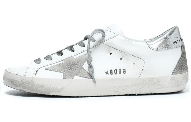 Golden Goose Super Star White Silver Women's
