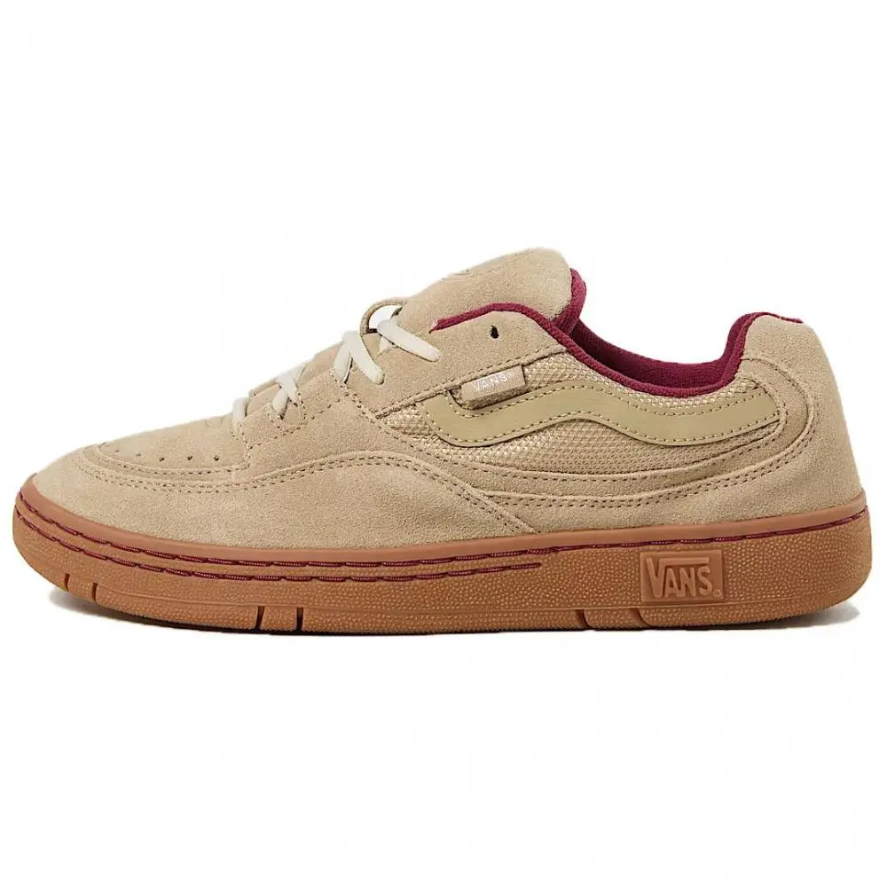 Vans Speed Abrasion Resistant Low Top Skateboard Shoes Unisex Brown