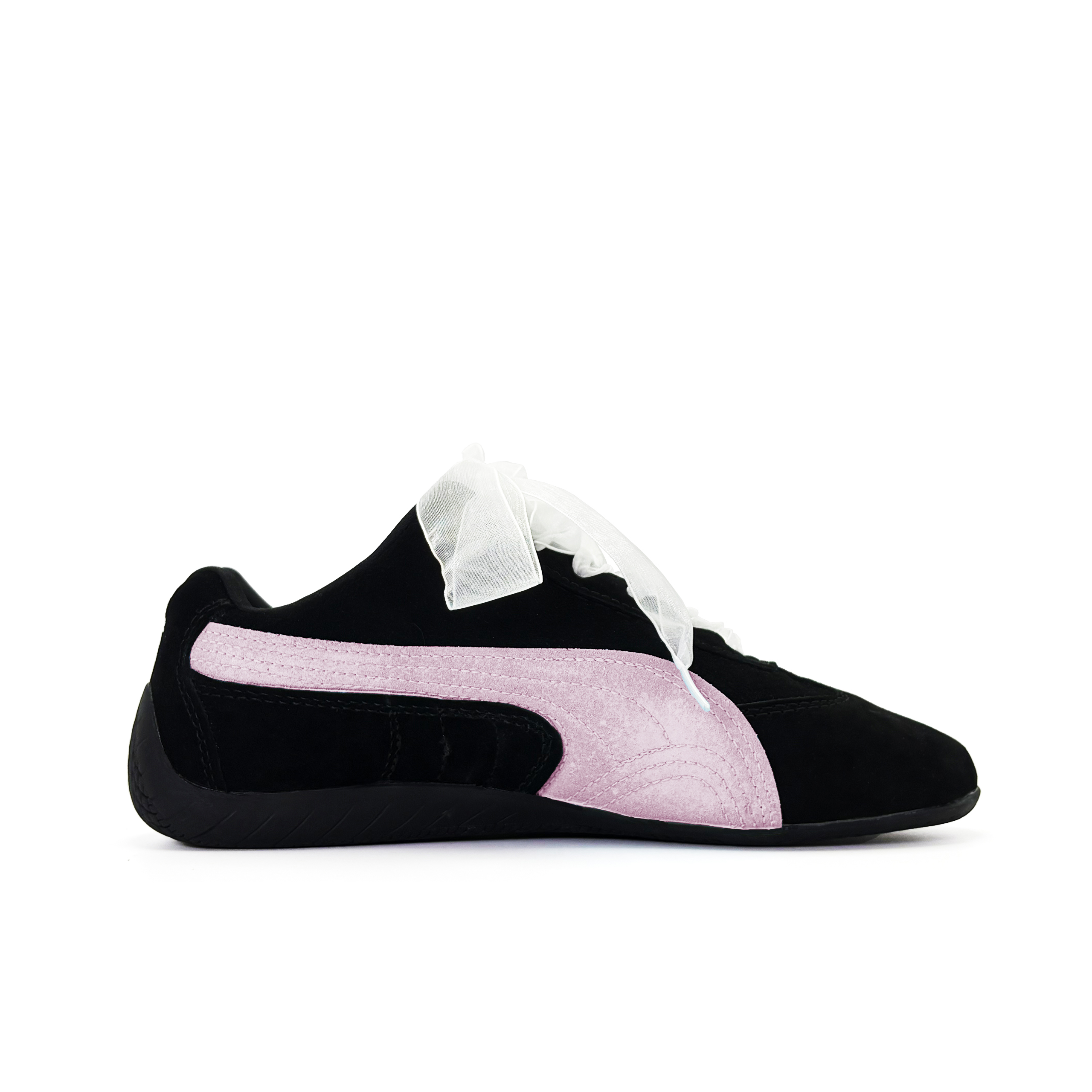 PUMA Speedcat Collection Cool Sweet Heart Wear resistant And Lightweight Low top Casual Shoes Unisex Pink Black
