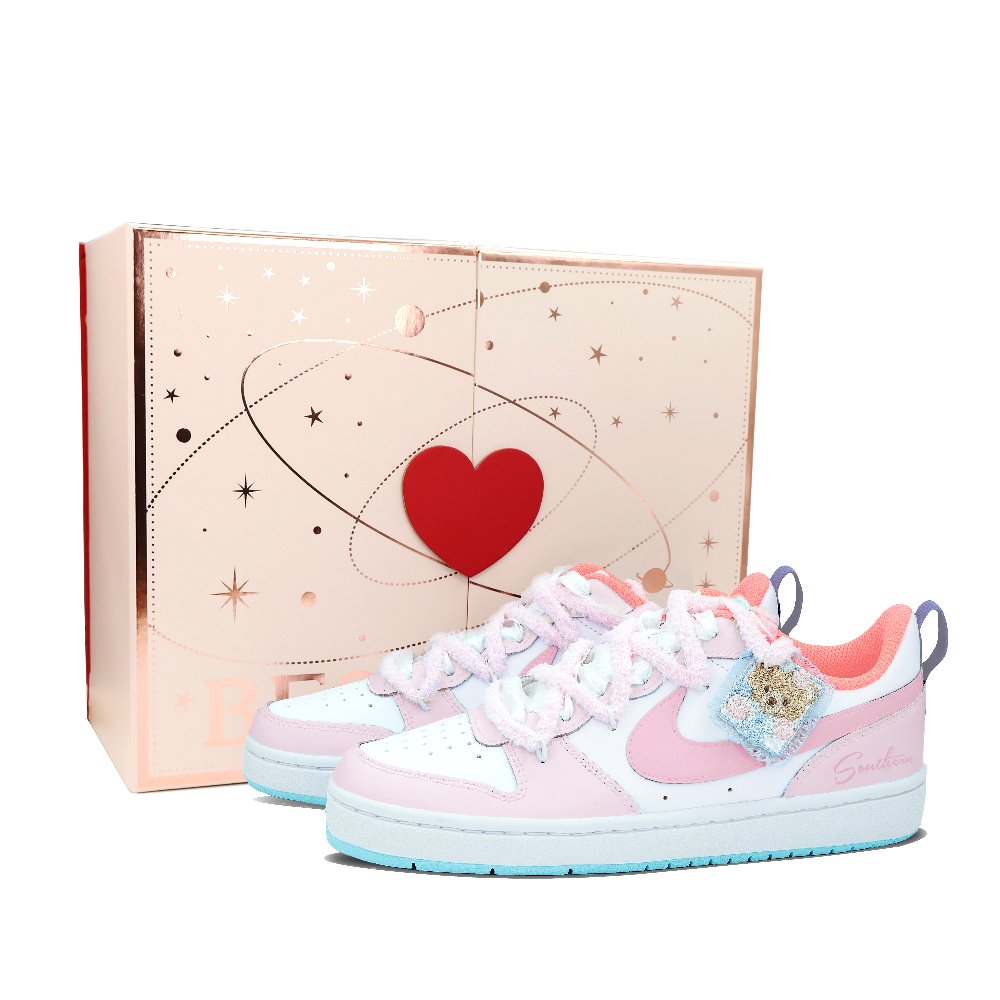 Nike Court Borough Skateboard Shoes Women's Low-Top