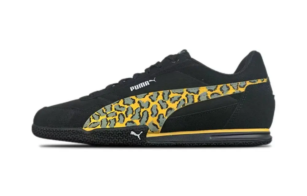 PUMA BELLA DONNA Golden Leopard Cushioning And Breathable Low top Casual Shoes Women's Black