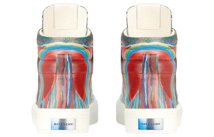 Givenchy High Top Stylish Skateboarding Shoes Men's Red