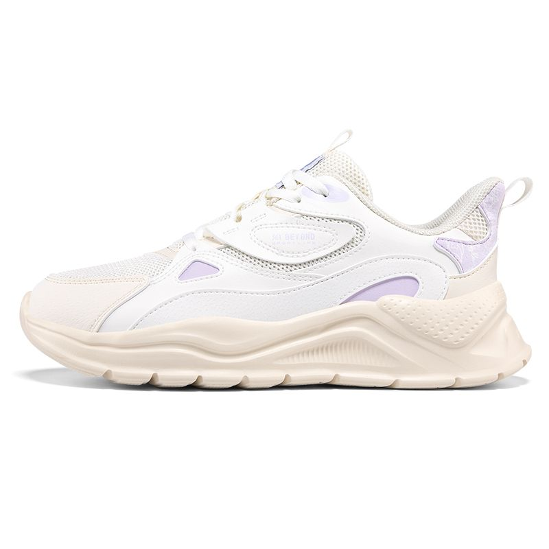 361° Breathable Lightweight Low Top Casual Shoes Women's White Beige