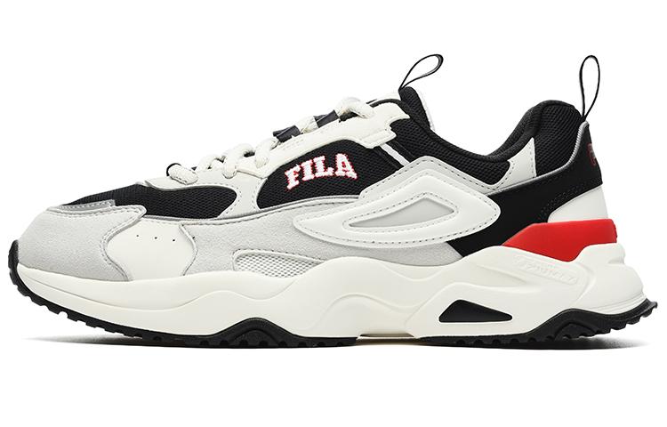 FILA Rayflide Wear-resistant And Lightweight Low-Top Casual Shoes Men's Black White