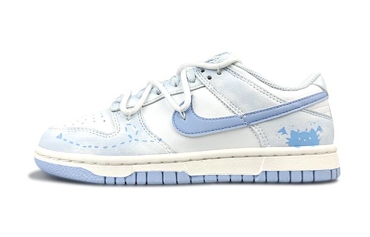 Nike Dunk Low Next Nature 'Blue Tint Anti-Slip Wear-Resistant Low-Top Skateboard Shoes Women's Blue White