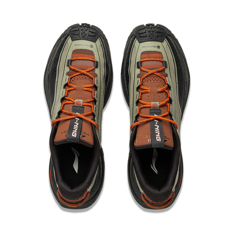 LiNing CF Su Xingchuan Puncture Resistant Low Top Outdoor Hiking Shoes Unisex Black Green купить в интернет-магазине Yoocart с быстрой доставкой по России.