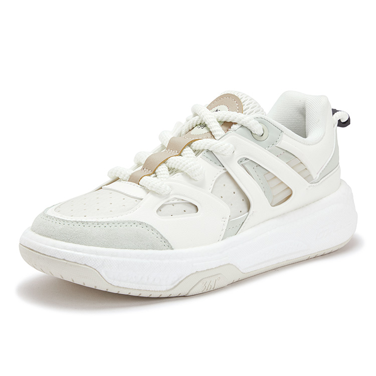 361° Rowing Boat Anti Slip Wear Resistant Low Top Skateboard Shoes Women's White Green купить в интернет-магазине Yoocart с быстрой доставкой по России.