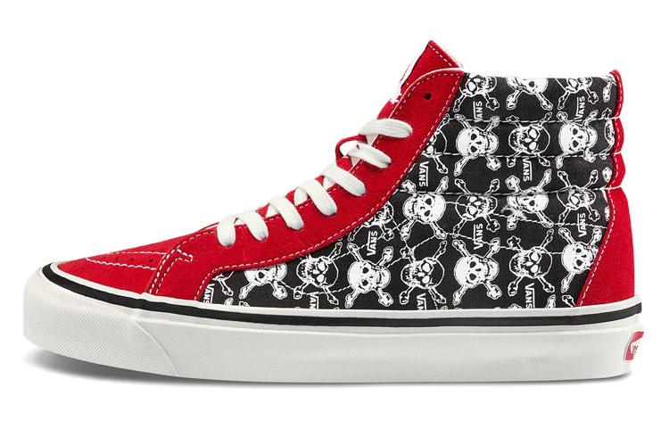Sk8 Vans Hi 38 Dx 'Skulls Red Black'