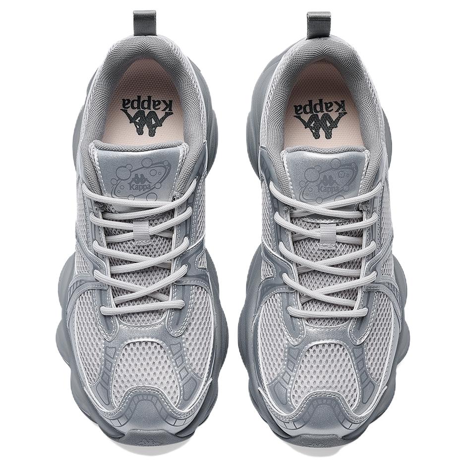 Kappa SERIES Abrasion Resistant Rebound Low Top Running Shoes Unisex Silver купить в интернет-магазине Yoocart с быстрой доставкой по России.