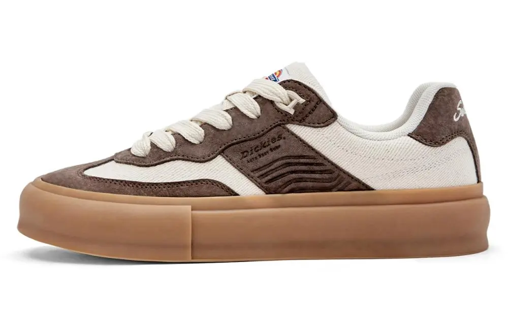 Dickies Slip Resistant, Abrasion Resistant, Lightweight, Breathable Low top German Army Trainers Unisex Beige Coffee