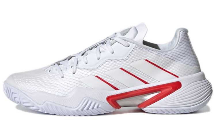Adidas Barricade 'White Silver Metallic Red' Women's