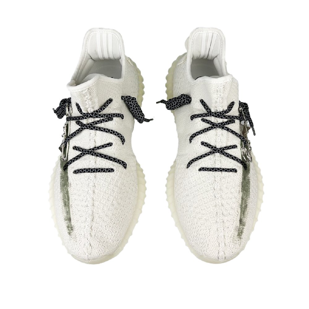 Adidas Originals Yeezy Boost 350 V2 Cushioning Wear-Resistant Low-Top Casual Shoes Unisex White Green