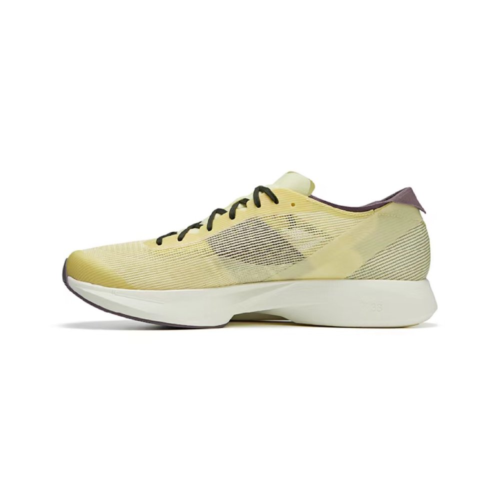 Y 3 Breathable Low Top Running Shoes Unisex Yellow