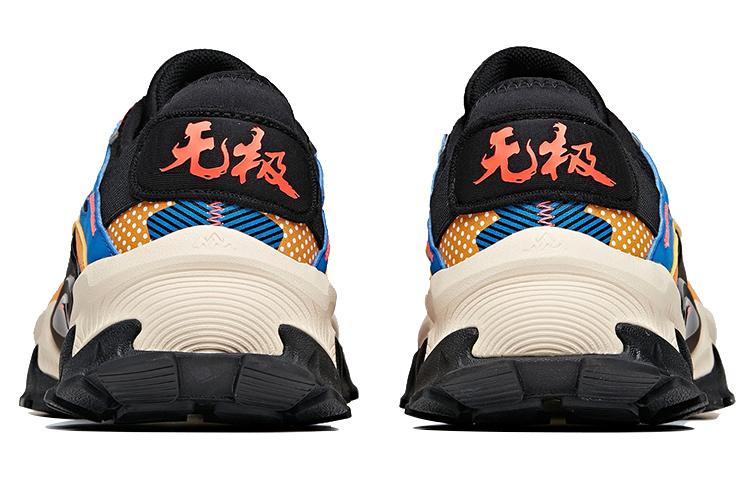 Anta Cushioning Anti-Slip Wear-Resistant Breathability Low-Top Outdoor Shoes Men's Black Yellow Blue купить в интернет-магазине Yoocart с быстрой доставкой по России.