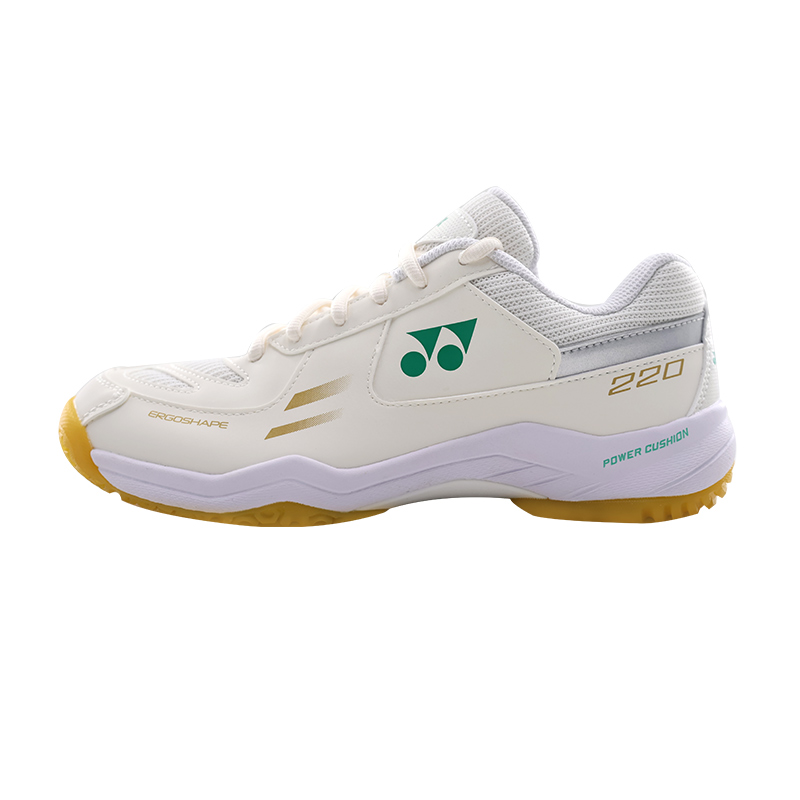 YONEX Power Cushion Wear-Resistant Slip-Resistant Breathable Cushioning Coverage Low-Top Badminton Shoes Unisex Ecru