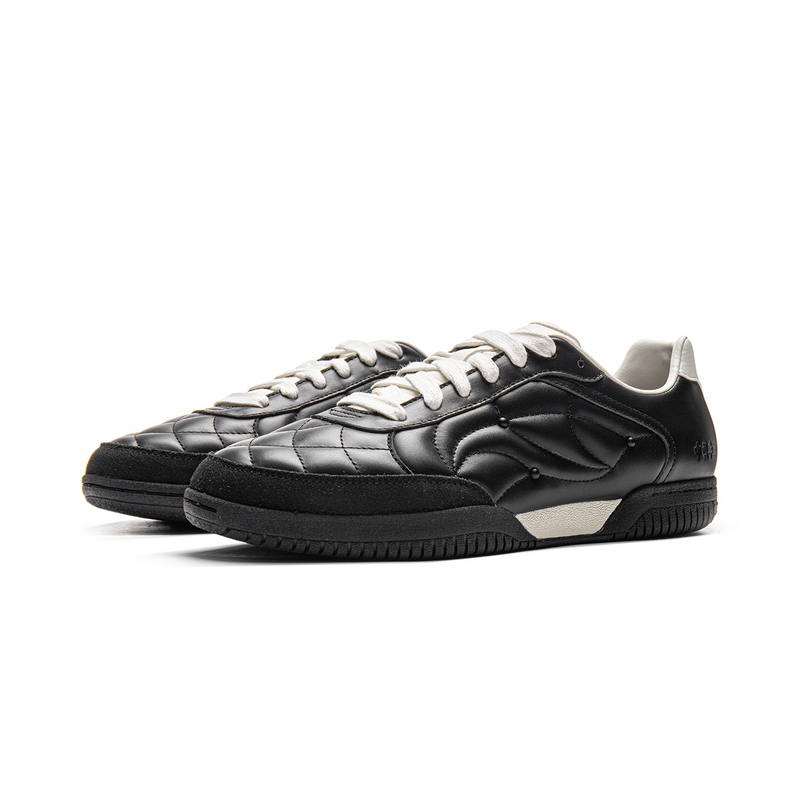 LiNing Shock Absorbers Slip Resistant Abrasion Resistant Low Top Casual Shoes Unisex Black