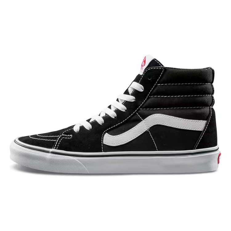 Vans SK8 Anti-Slip Wear-Resistant High-Top Skateboard Shoes Women's Black