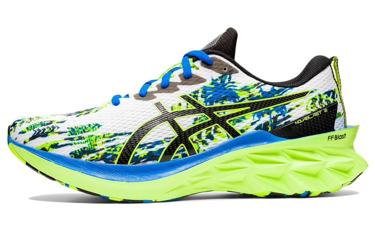 Asics Novablast 2 Run Faster Lime Green