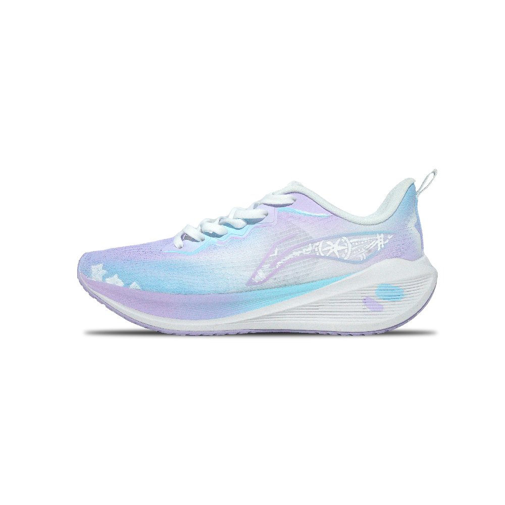 LiNing WuShi Lite Cushioning Anti-Slip And Wear-Resistant Low-Top Running Shoes Women's Light Purple