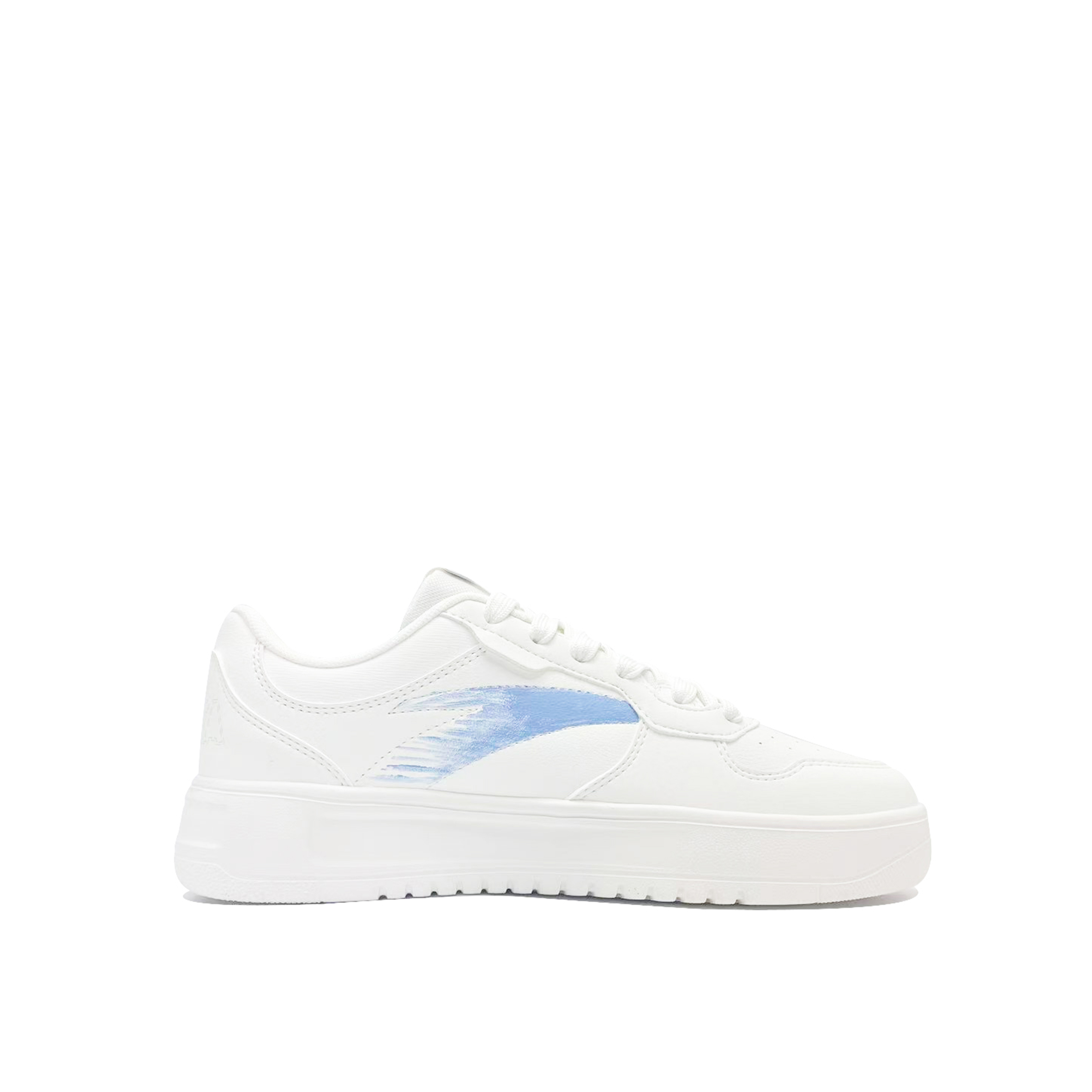 Anta Relaxed Slip Resistant Abrasion Resistant Low top Skateboard Shoes Women's White Blue Pink