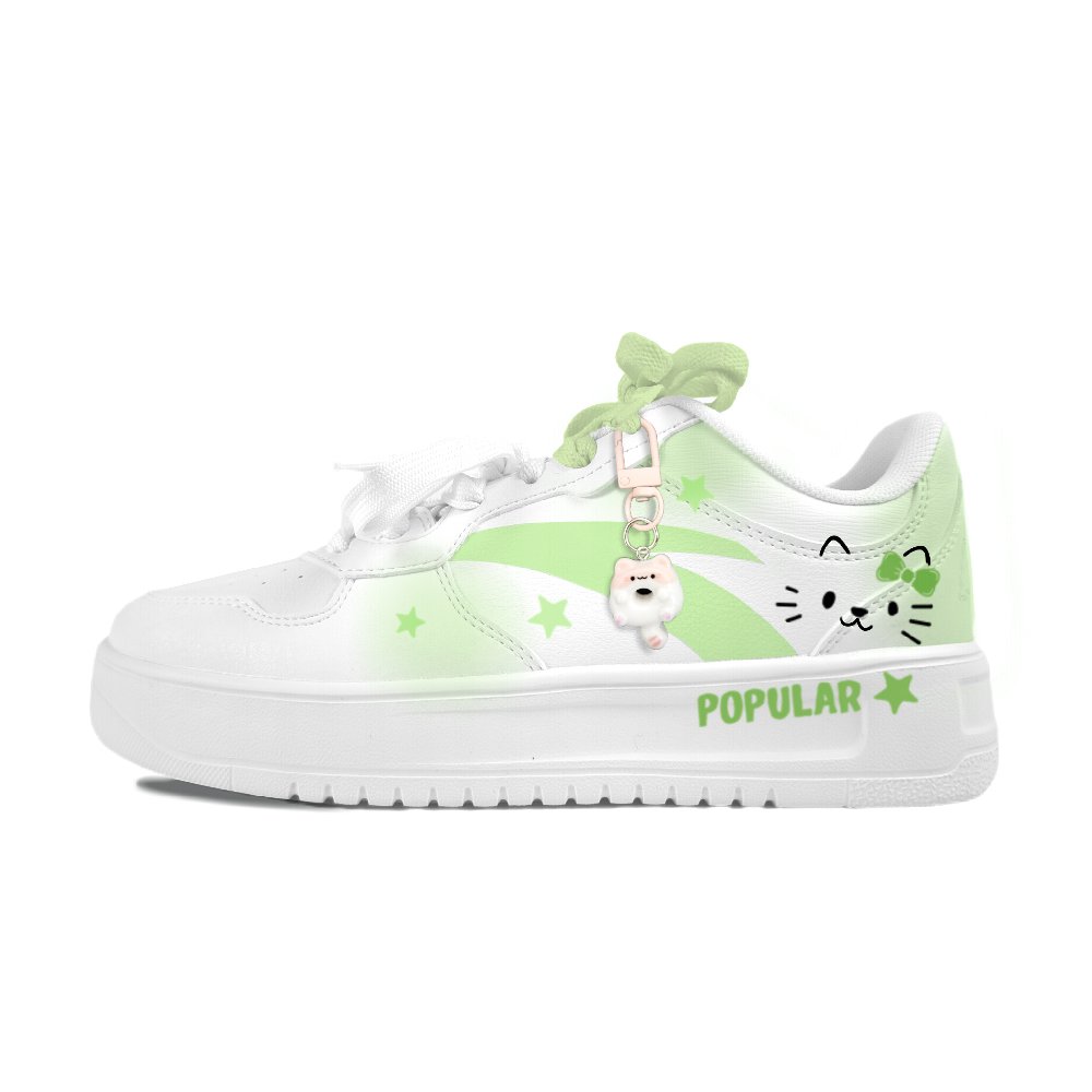 Anta Relaxed Abrasion Resistant Quick Dry Coverage Low top Skateboard Shoes Unisex White Green