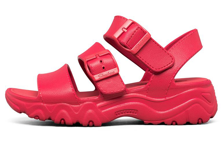 Skechers D'LITES Series Beach Sandals Women's Red