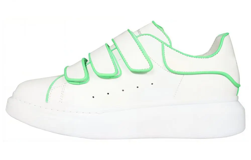 Alexander McQueen Oversize Sole Sneakers 'White Green' Women's