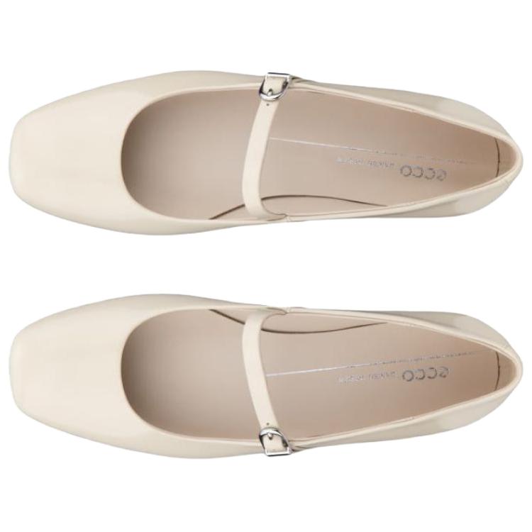 Ecco Margot Flat Mary Jane Shoes Women's Beige купить в интернет-магазине Yoocart с быстрой доставкой по России.