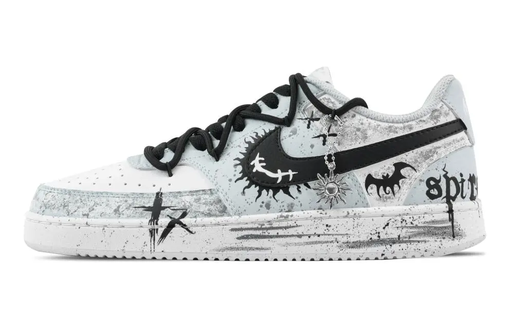 Nike Night Dark Cross Abrasion Resistant Slip Resistant Low top Skateboard Shoes Men's