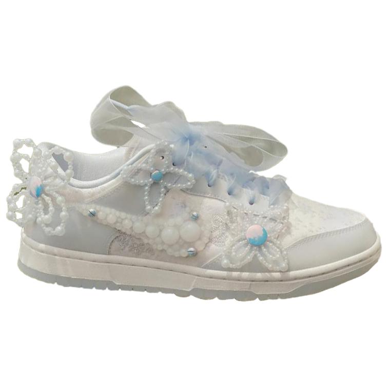 SUSAN FANG x Nike Dunk Skateboard Shoes Women's Light Blue