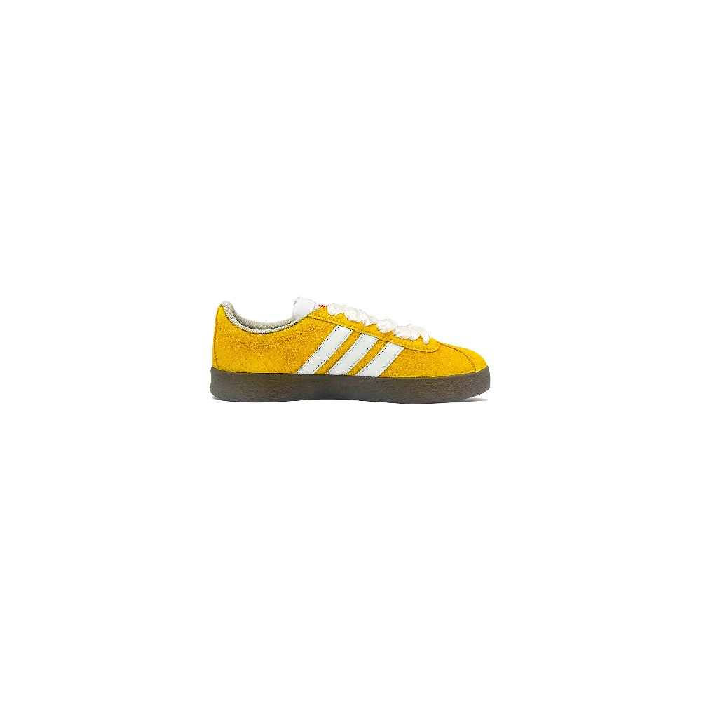 Adidas Neo VL Court Lifestyle Radiance Abrasion Resistant Low Top Skateboard Shoes Unisex Yellow