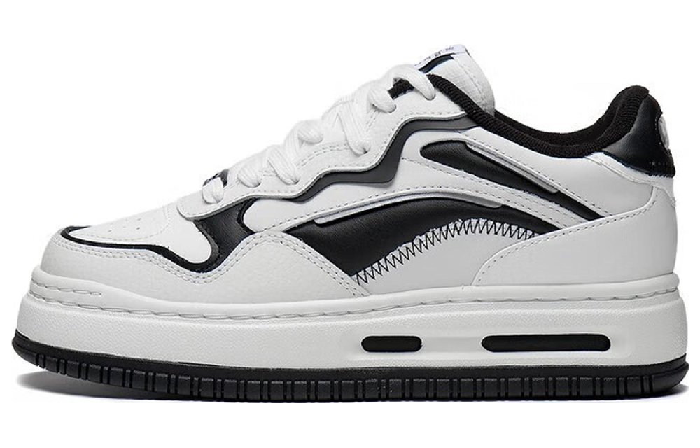 LINING Future C1 Skateboard Shoes Women's Low-Top White Black