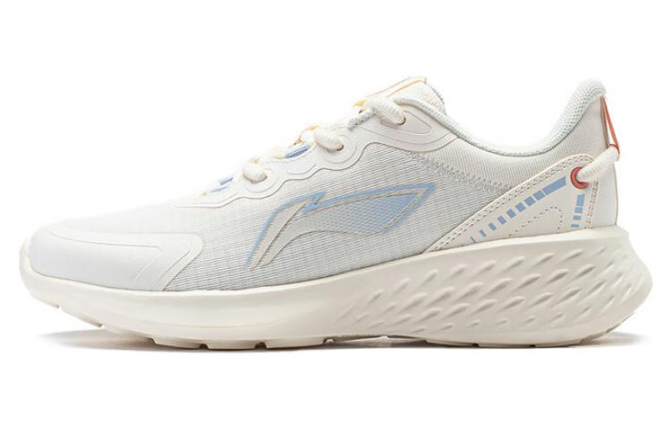 LiNing Breathable Low Top Running Shoes Women's Ecru