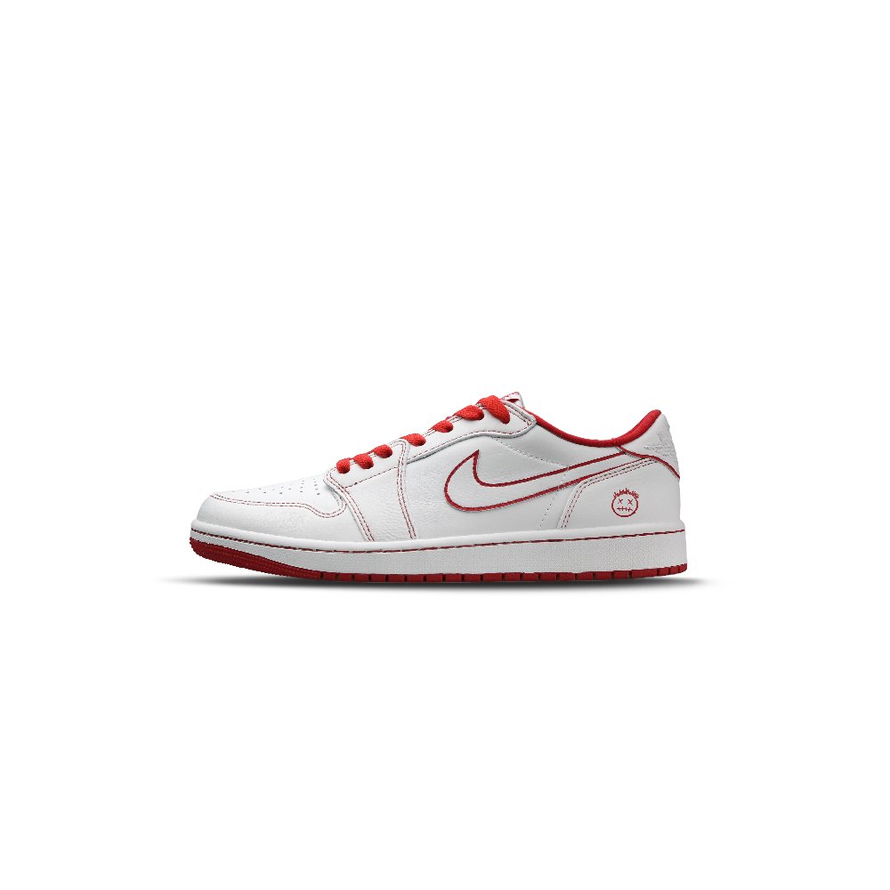 Jordan Air Jordan 1 Low Top Vintage Basketball Shoes Unisex White
