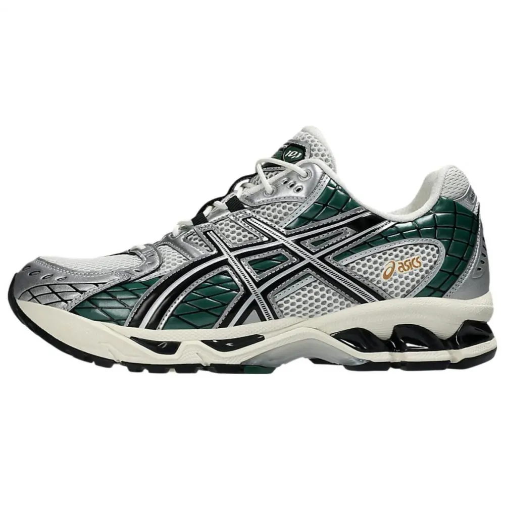 Asics GEL Nimbus 10.1 Abrasion Resistant Low top Running Shoes Unisex Black Silver
