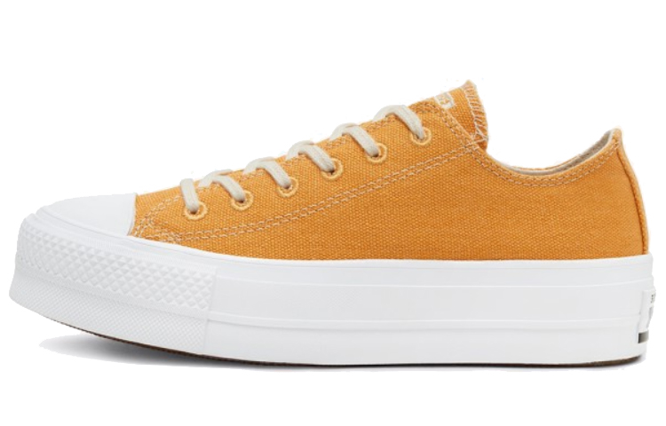 Converse Chuck Taylor All Star Platform Ox Renew Cotton Sunflower Gold Women's