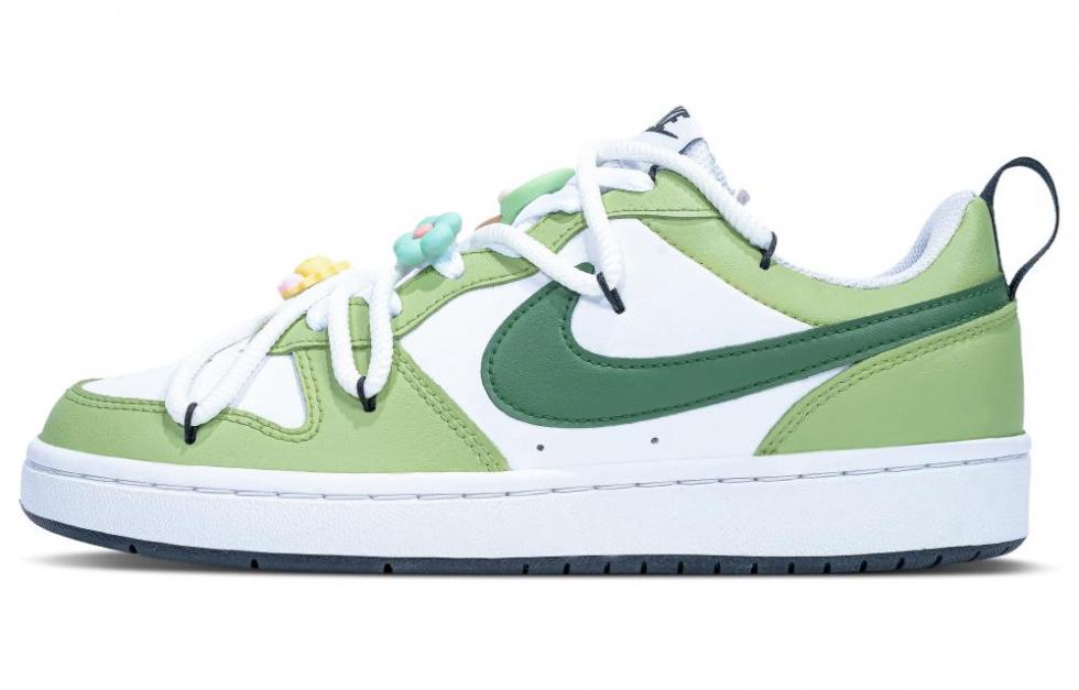 Nike Court Borough Low Silent Forest Low-Top Skateboard Shoes Women's Light Green