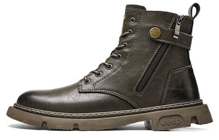 Jeep Martin Boots Men Khaki