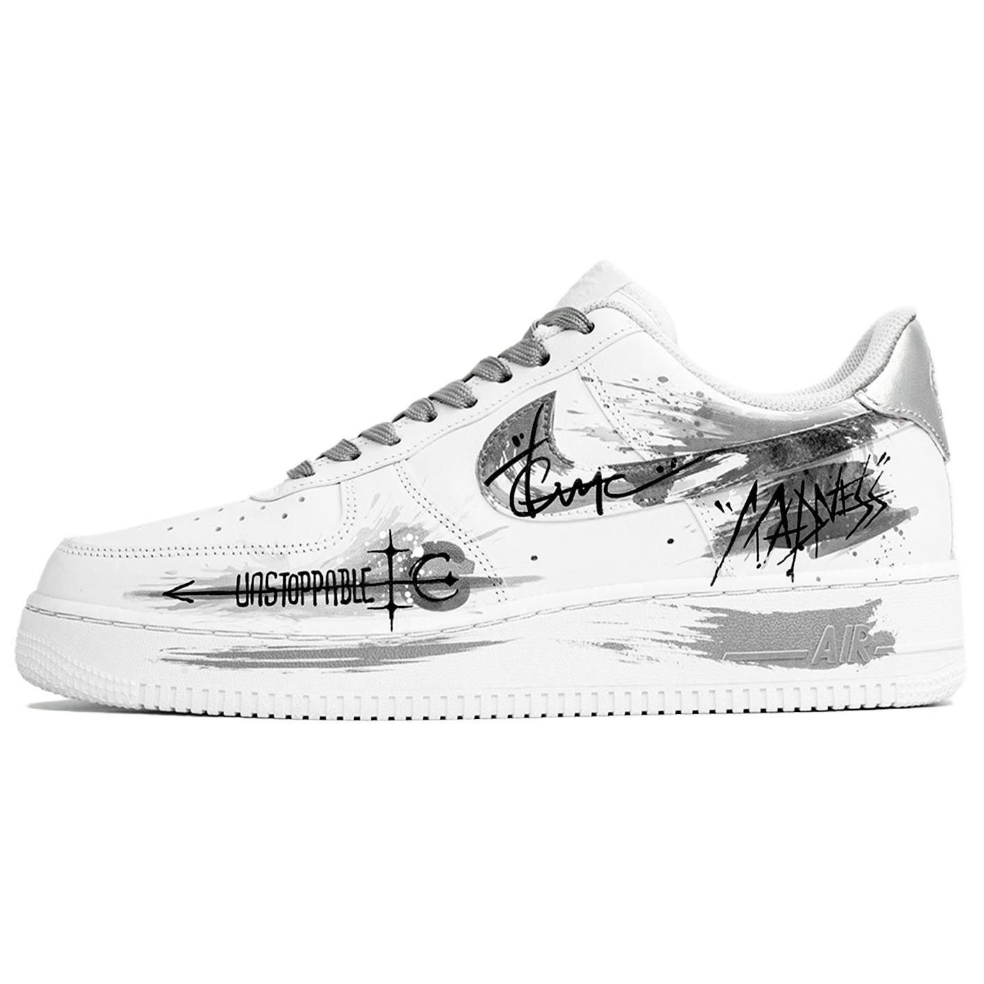 Nike Air Force 1 Wan Hua Nong, Silver Knight, Shopping Bag Abrasion Resistant Low top Skateboard Shoes Unisex White купить в интернет-магазине Yoocart с быстрой доставкой по России.