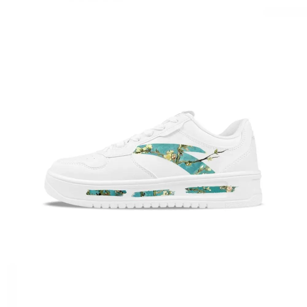 Anta Relaxed Cushioning, Wear Resistant Low top Skateboard Shoes Men's White