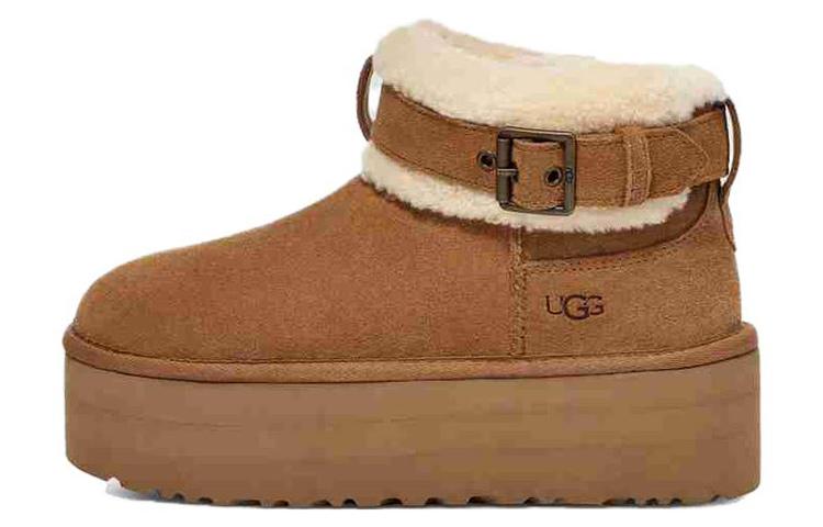 UGG Ultra Mini Belted Roller Boot Chestnut Women's