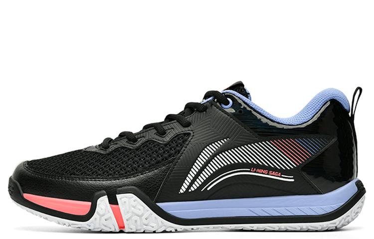 LiNing II LITE Comfortable Breathable Low Top Badminton Shoes Unisex Black White