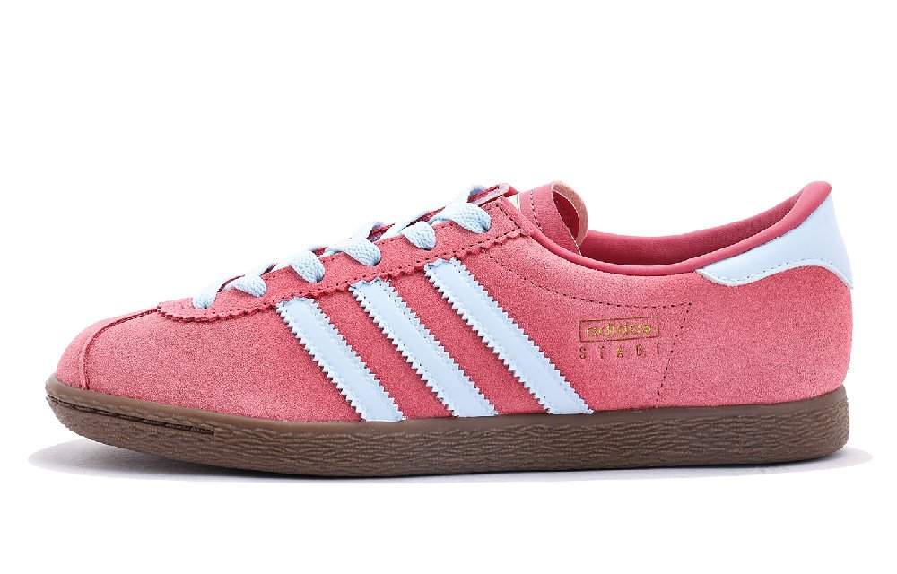 Adidas Originals Stadt Coverage Slip Resistant And Abrasion Resistant Low Top Skateboard Shoes Unisex Pink