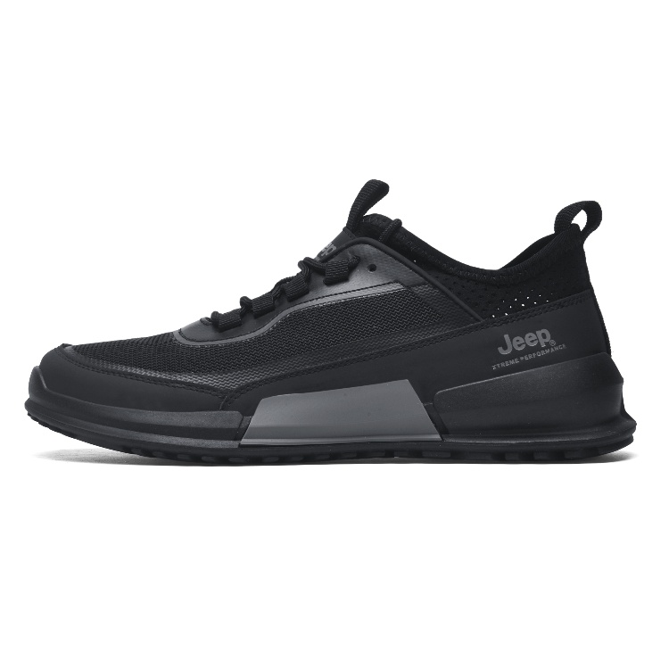 Jeep Casual Shoes Men Mid Top Black