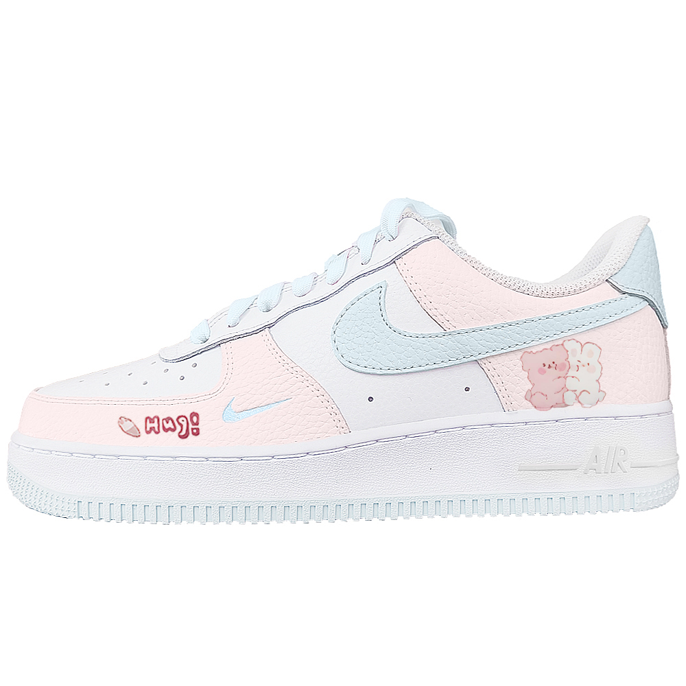Nike Air Force 1 Non slip Lightweight Low Top Skateboard Shoes Women's White