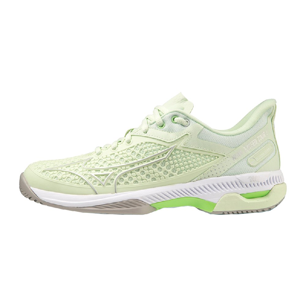 Mizuno Wave Exceed Tour 5 Anti Slip Wear Resistant Low Top Tennis Shoes Women's Light Green